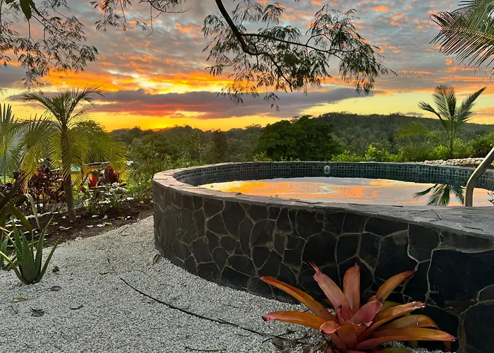 Refugio Del Ocaso - Neues Teak-haus Mit Garten * Hojancha